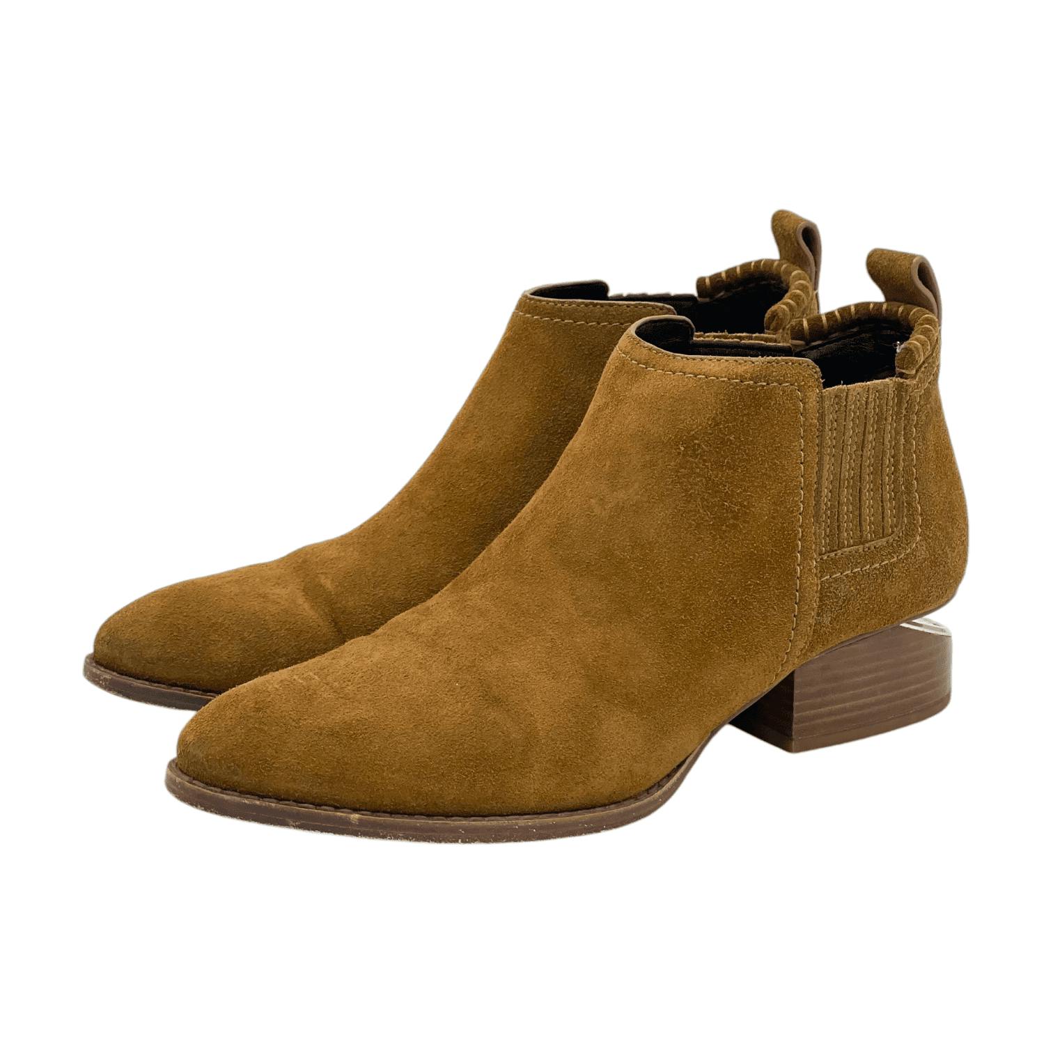 Alexander Wang Brown Suede Cut Out Kori Ankle (Pre‑Owned)