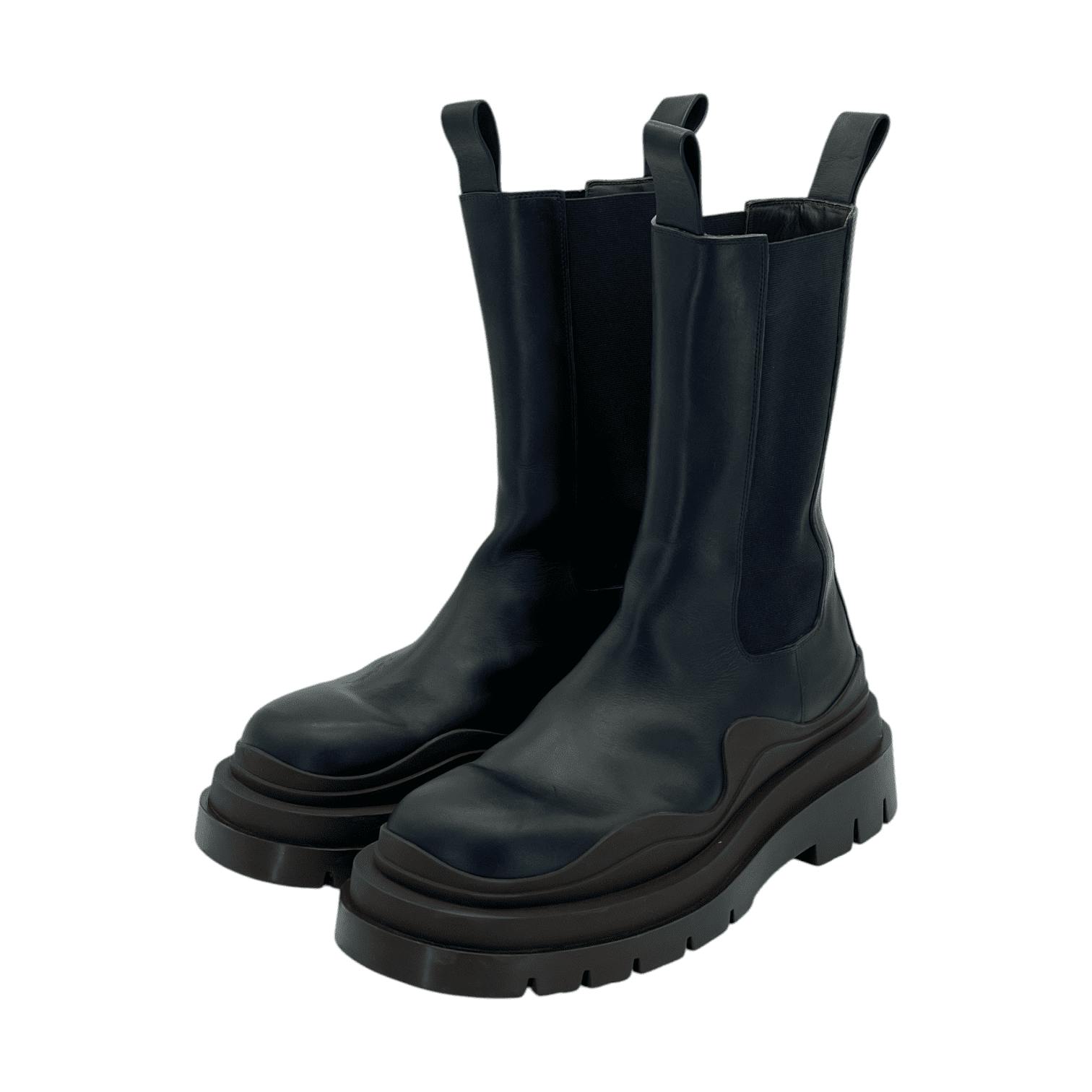 Bottega Veneta Black Brown Leather Tire (Pre‑Owned)