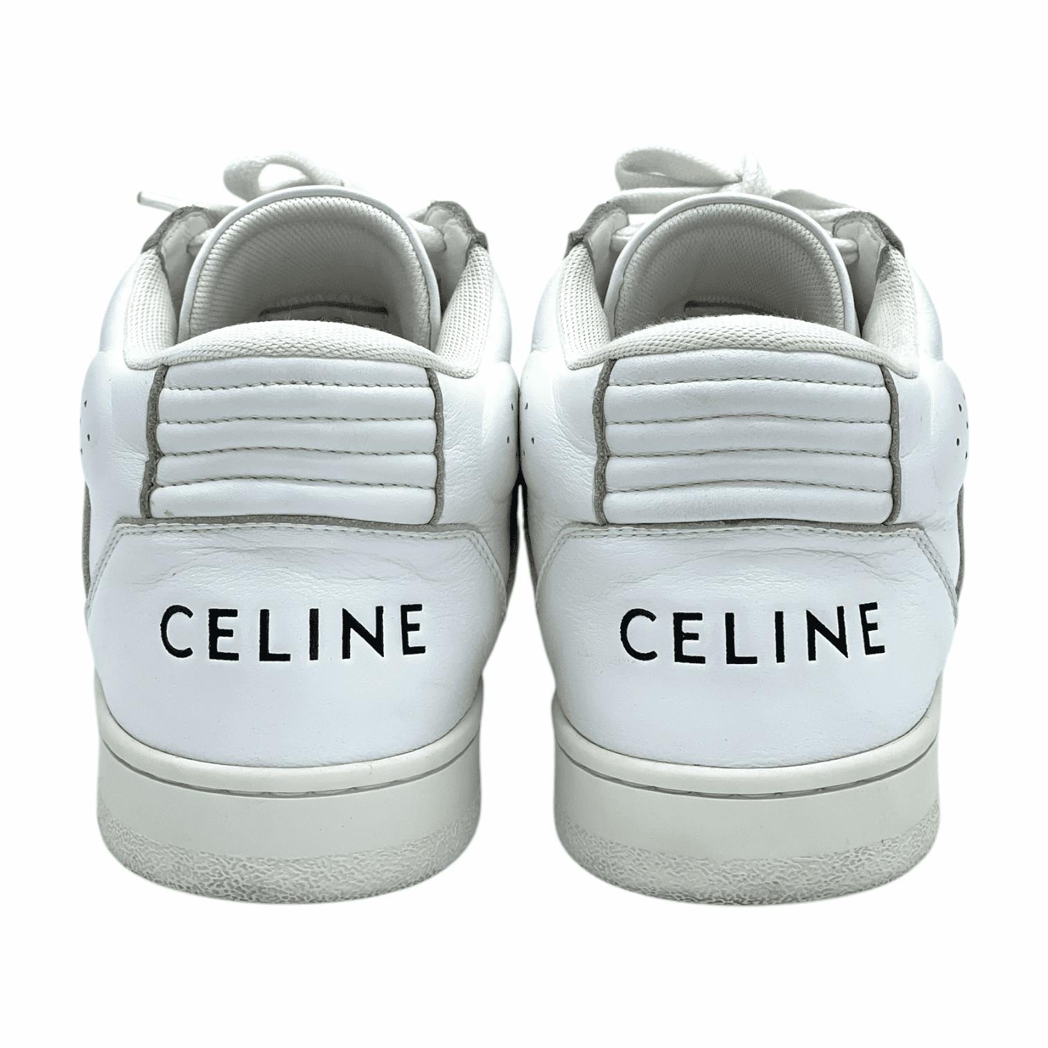 CELINE ホワイト 38 Celine × Hedi Slimane White Oxford Boots 38