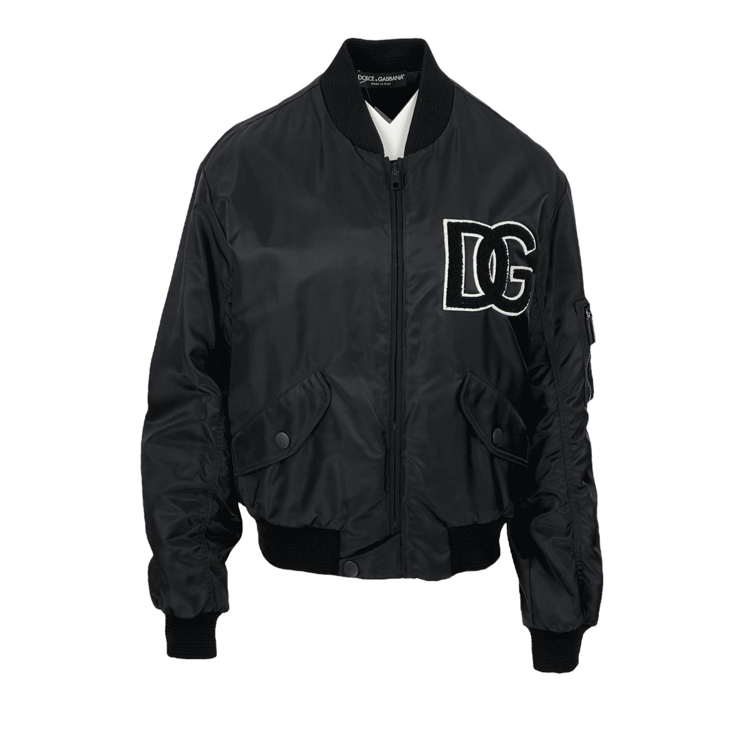 Dolce&Gabbana ブルゾン シープスキン パテントレザー 貴重 D&G DOLCE