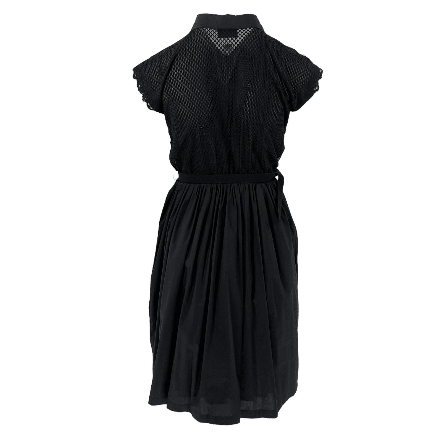 Ermanno Scervino Black Lace Sleeveless Dress (Pre‑Owned)