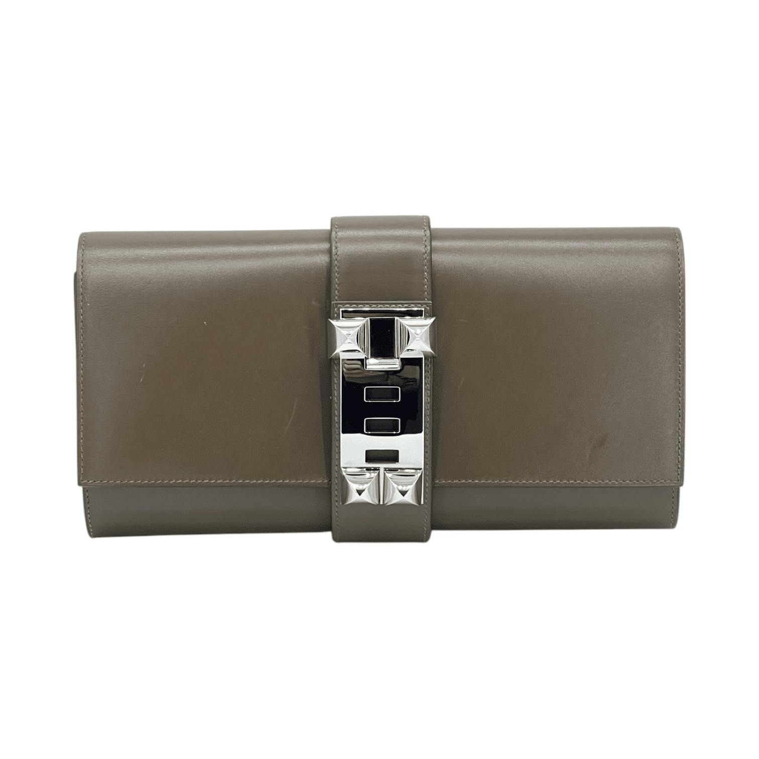 Hermes Box Calf Leather Palladium Hardware (Pre‑Owned)