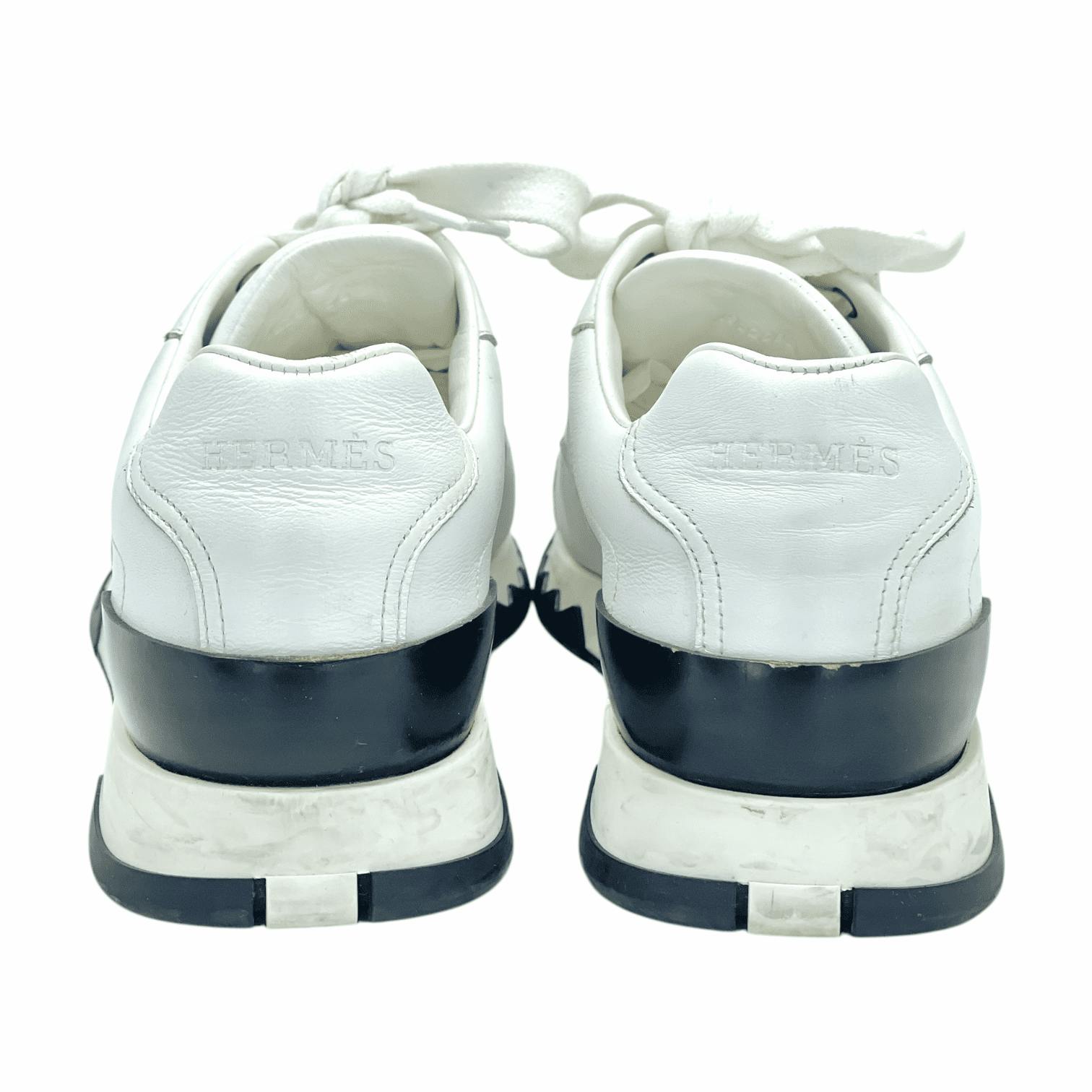 Hermes Trail Icon Style Sneaker Calfskin 36 (Pre‑Owned)