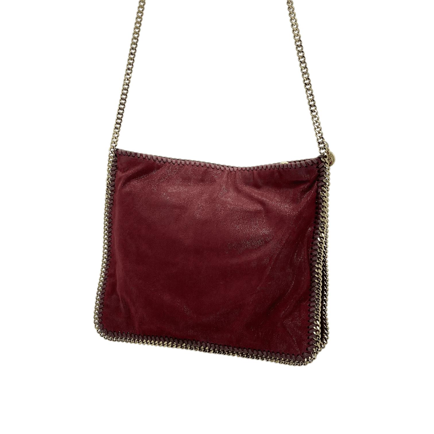Stella Mccartney Burgundy Falabella Crossbody Bag