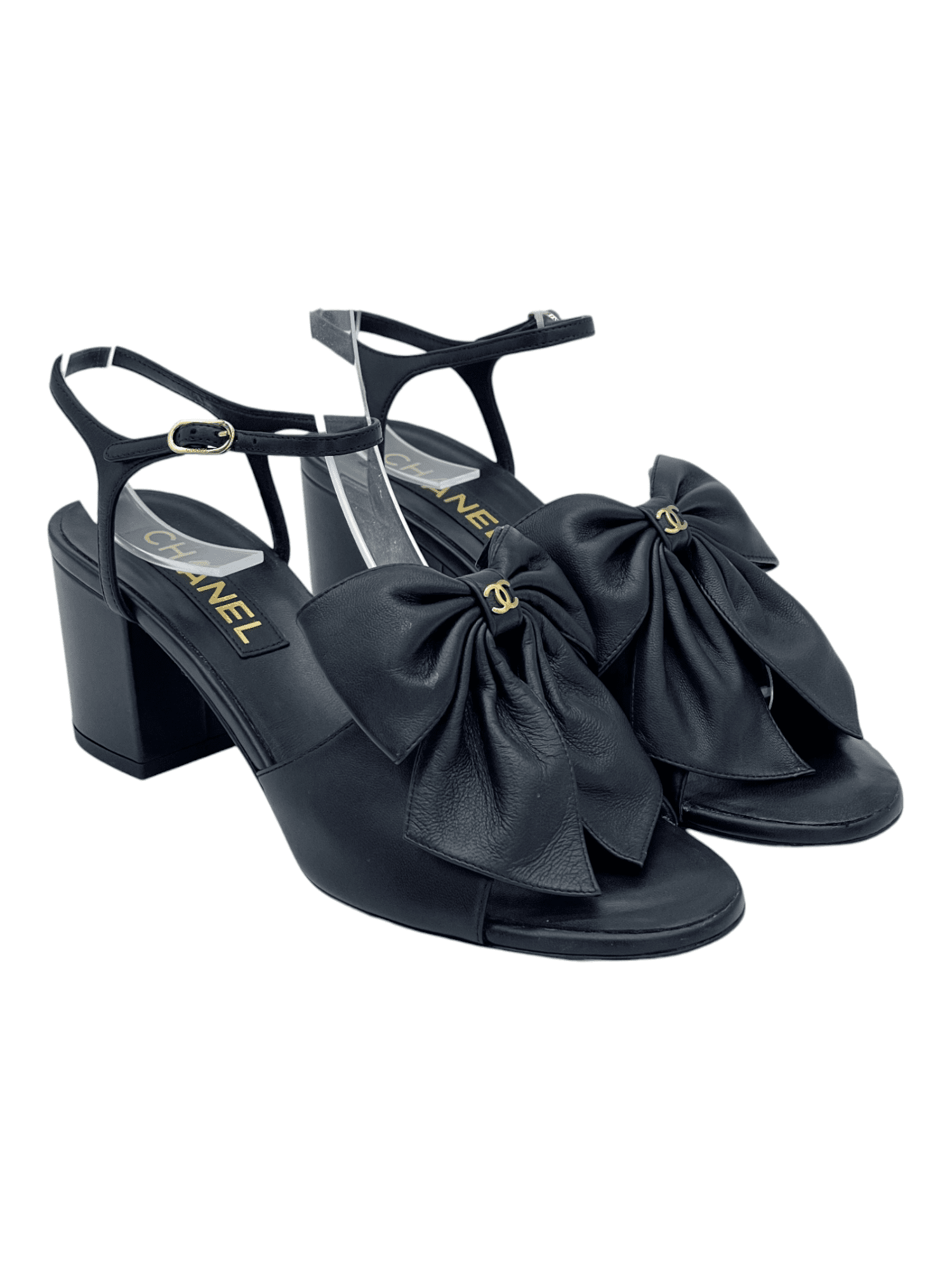 CHANEL クリアミュール BLACK 38