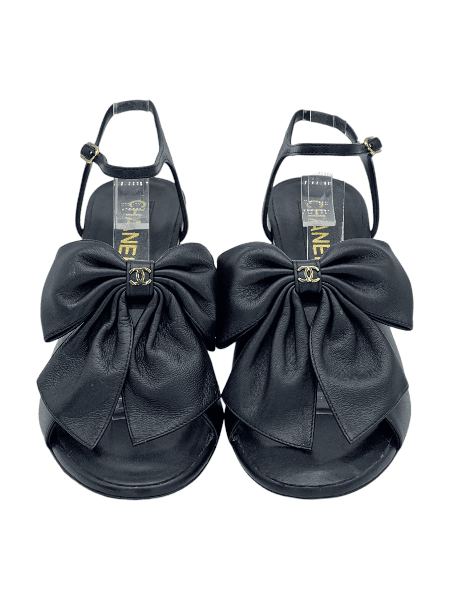 CHANEL 22S Runway CC Sandals 38.5 EU *New - Timeless Luxuries