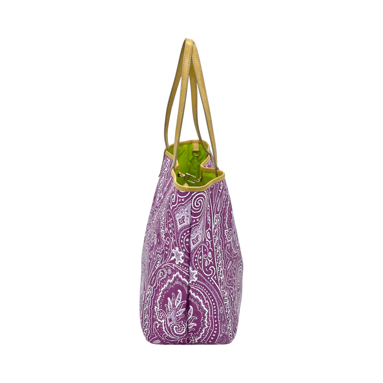 Etro Fuchsia White Patterned Tote Bag - ETRO