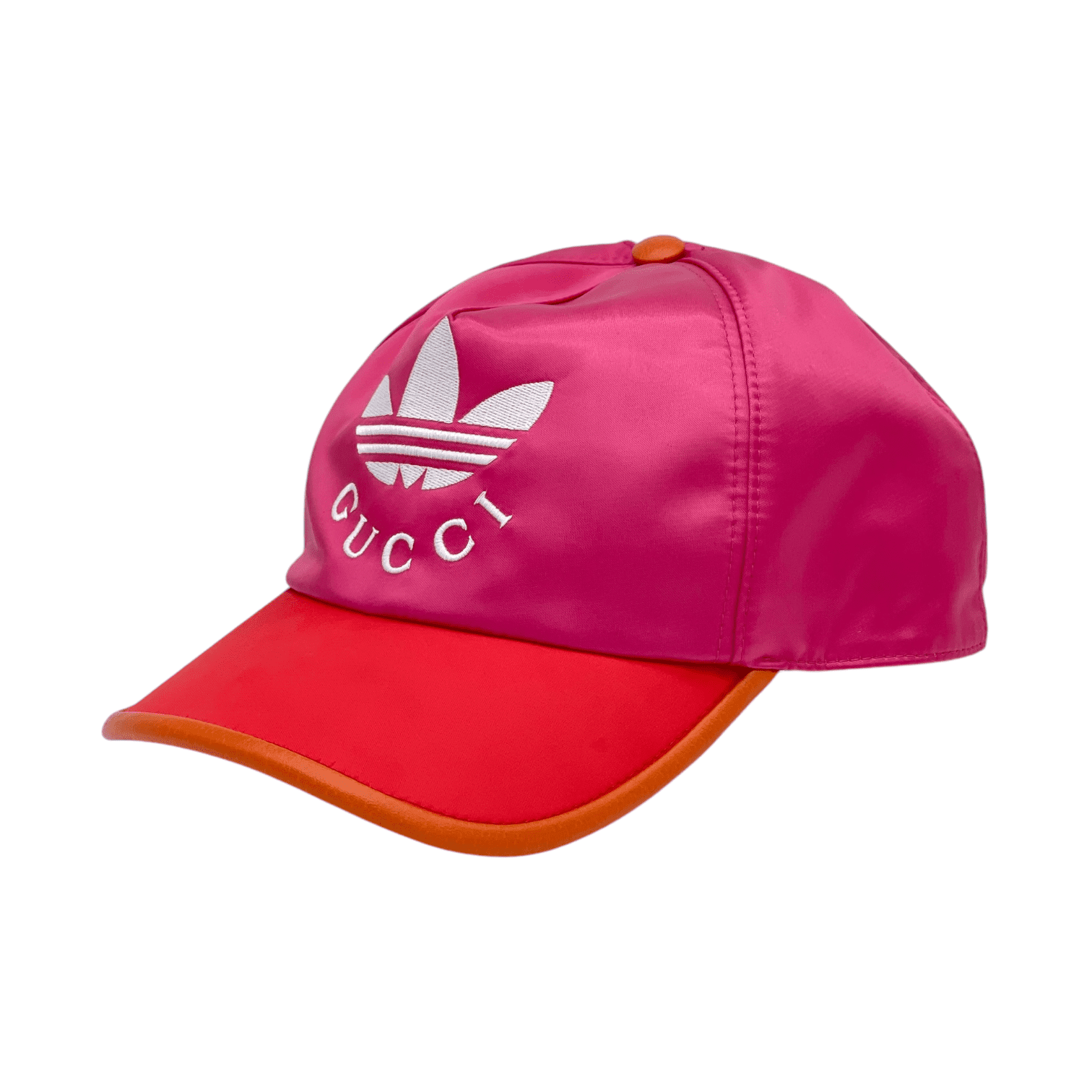 新品未使用 adidas x GUCCI コラボ キャップ L　ピンクサテン GUCCI - 新品未使用 adidas x GUCCI コラボ ベースボール